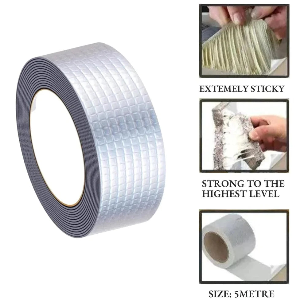 Waterseal Aluminium Rubber Tape 5 Mtr